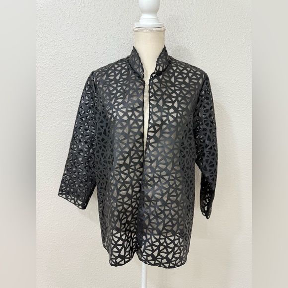 Caroline Rose Lace Evening Jacket Size M - Picture 1 of 12